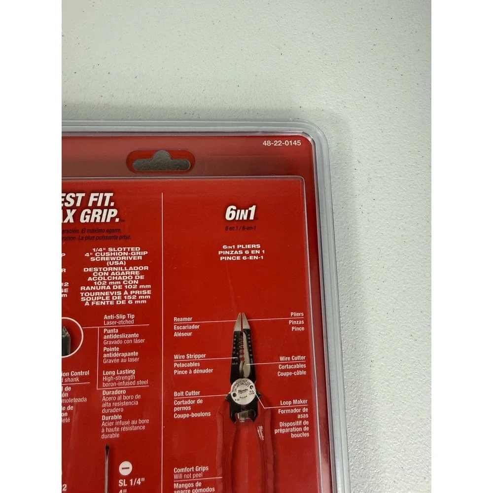 NEW 7-pc Milwaukee Electrician's Hand Tool Set With Pouch # 48-22-0145 FREE SHIP